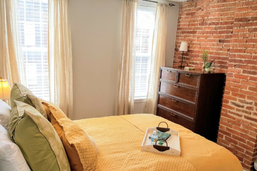 Light filled bedrooms - Front with pillow top queen mattress