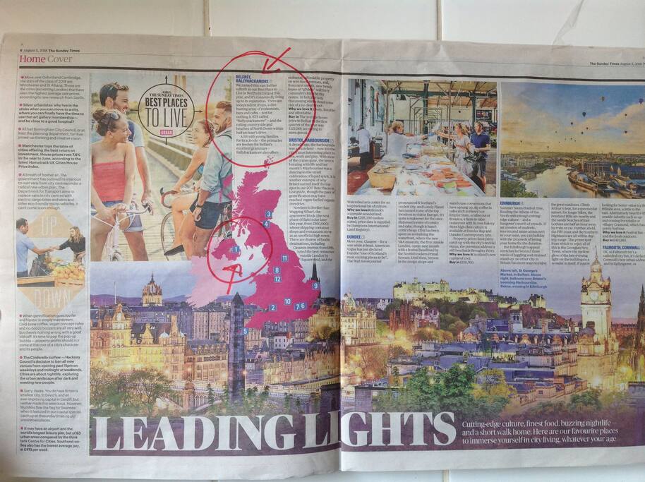 Voted again by Sunday Times Ballyhackamore is the no 1 urban area to live in U.K.