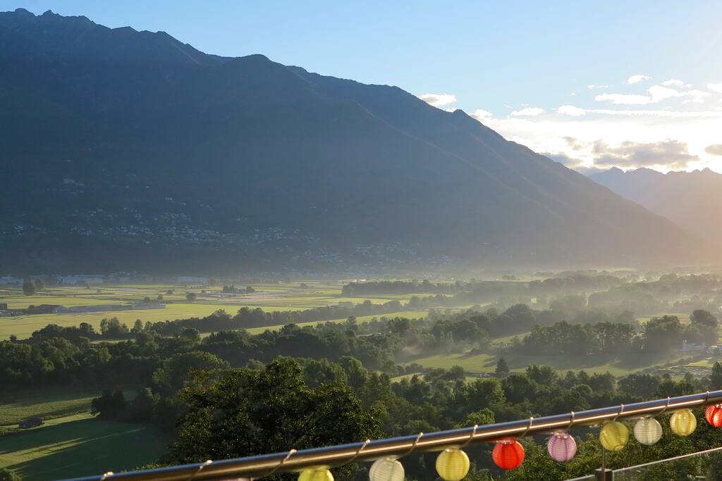 Einer dieser schönen Sonnenaufgänge mit Bodennebel