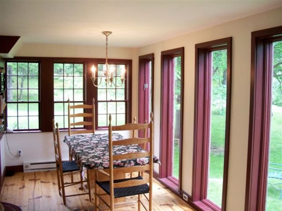 Large windows help you stay connected with the outside....