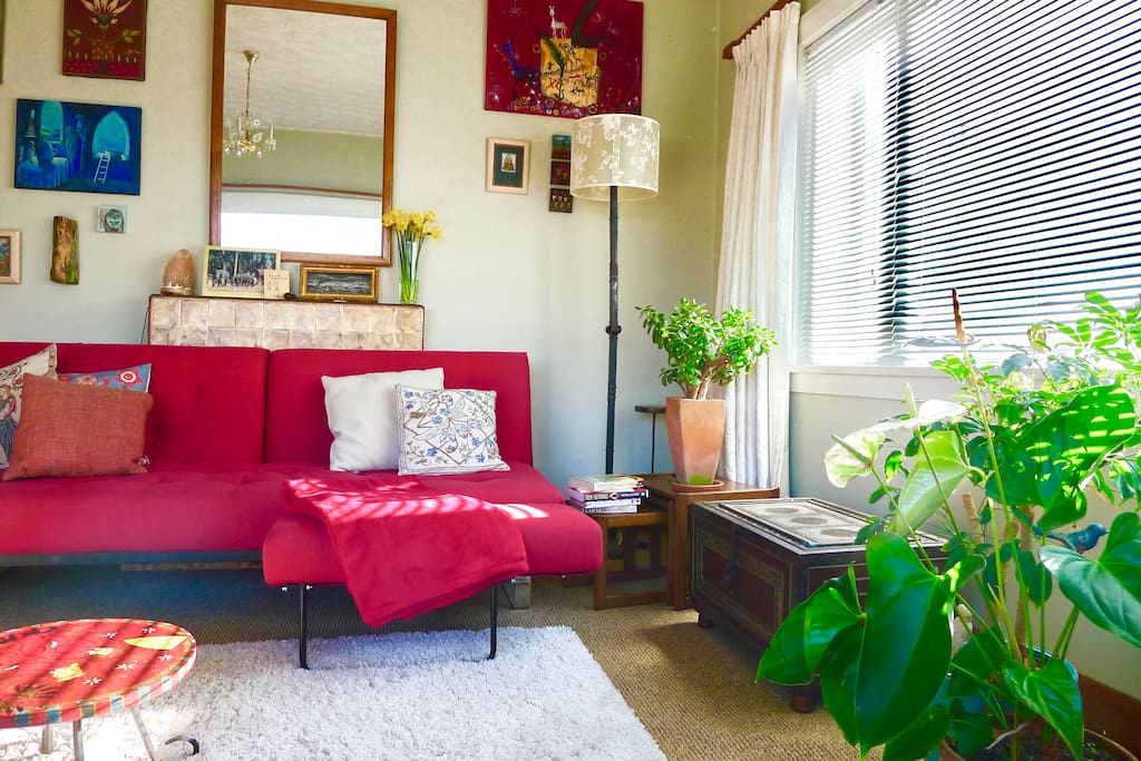 Bright, sunny living area