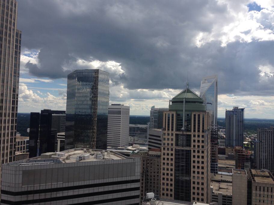 Balcony view of Uptown