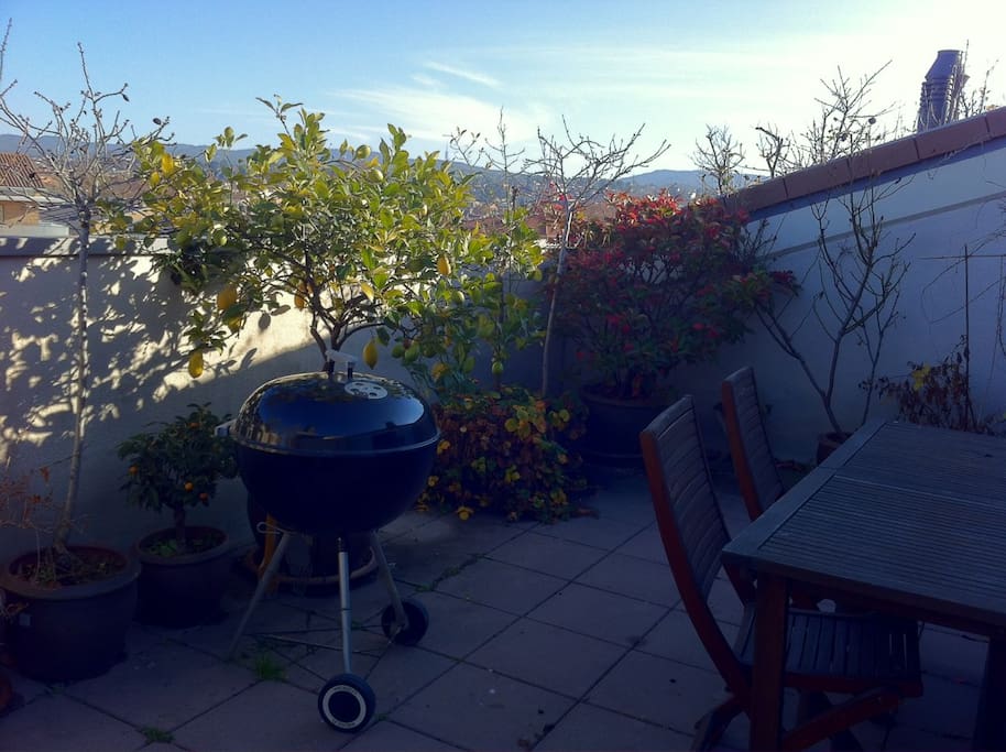 Direct access to your private terrace