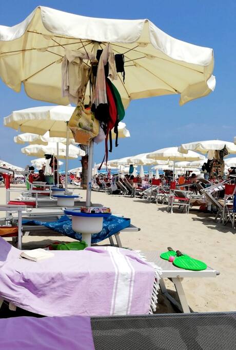 In spiaggia
