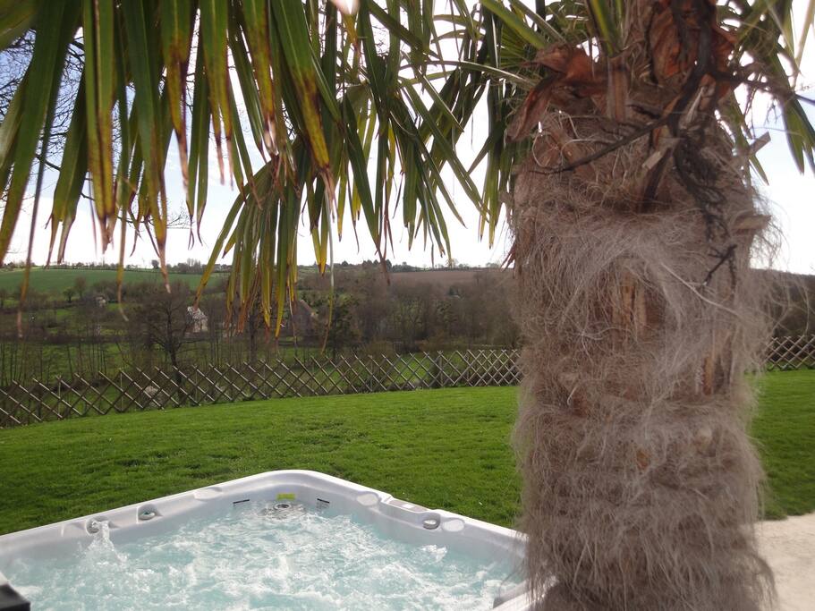 Le spa avec vue imprenable...