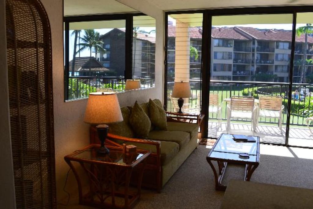Living room and lanai