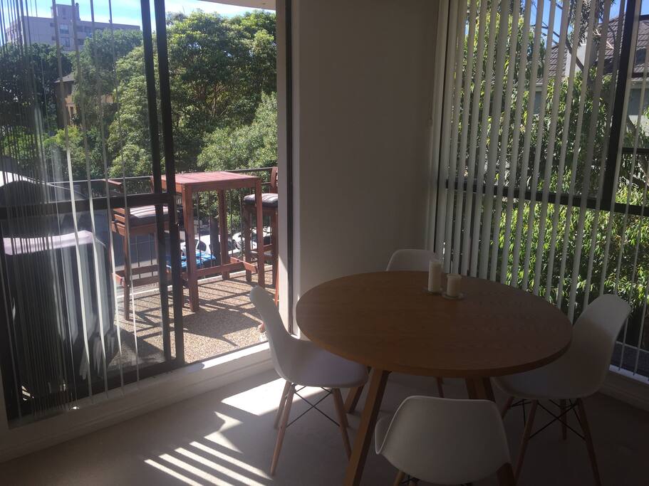 Dining room leading to Balcony & BBQ