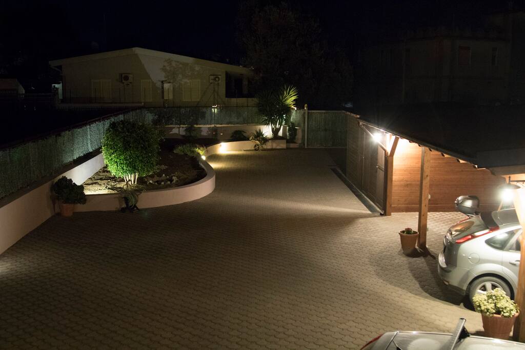 il parcheggio in loco