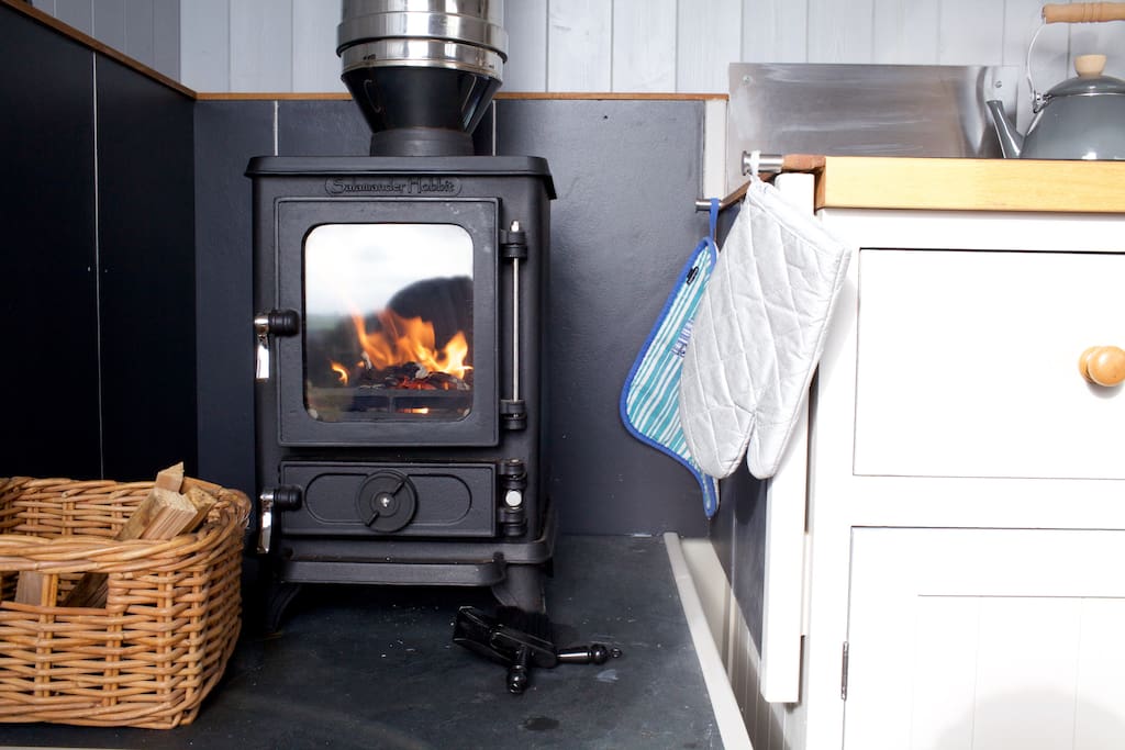 The Woodburner to keep you cosy and warm
