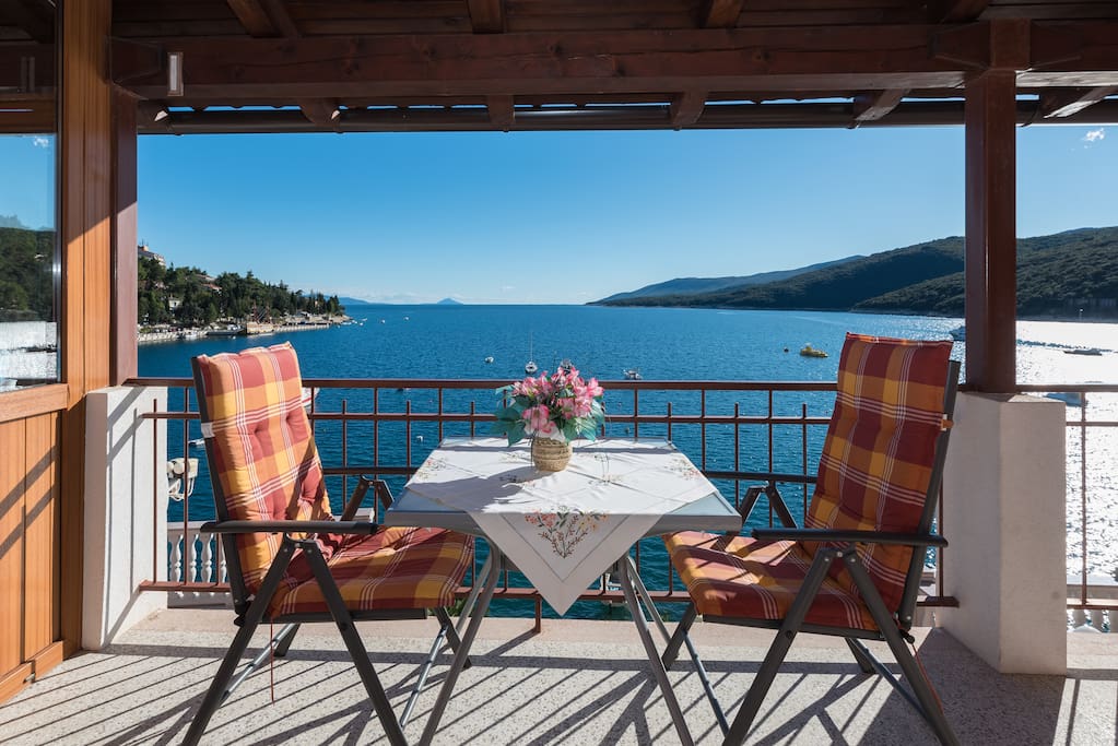 Balkon mit Meerblick