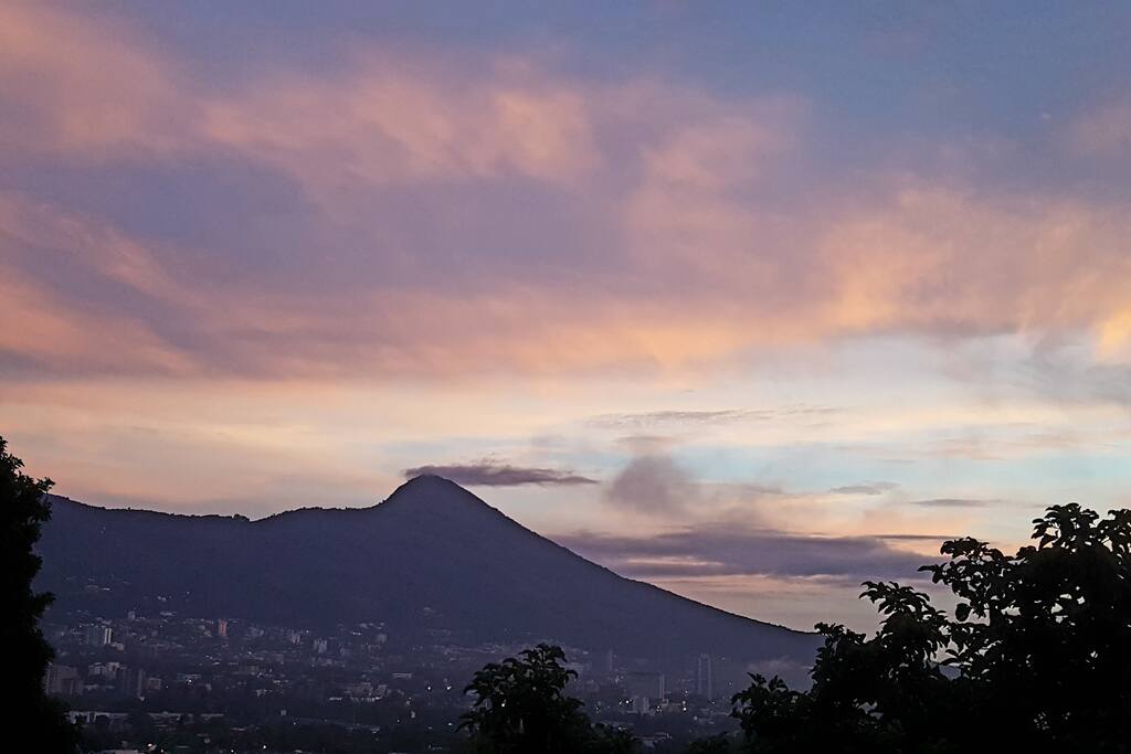 Vista al volcán