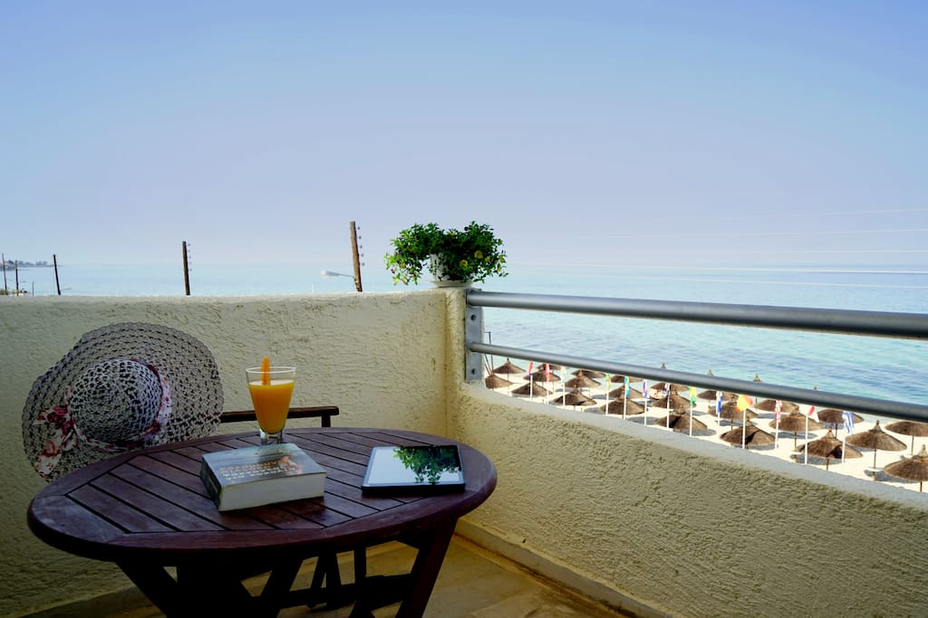 Sea view from private balcony