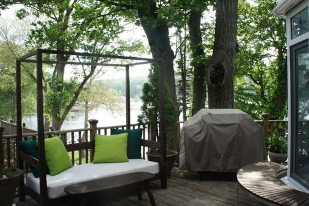 Second floor outdoor seating