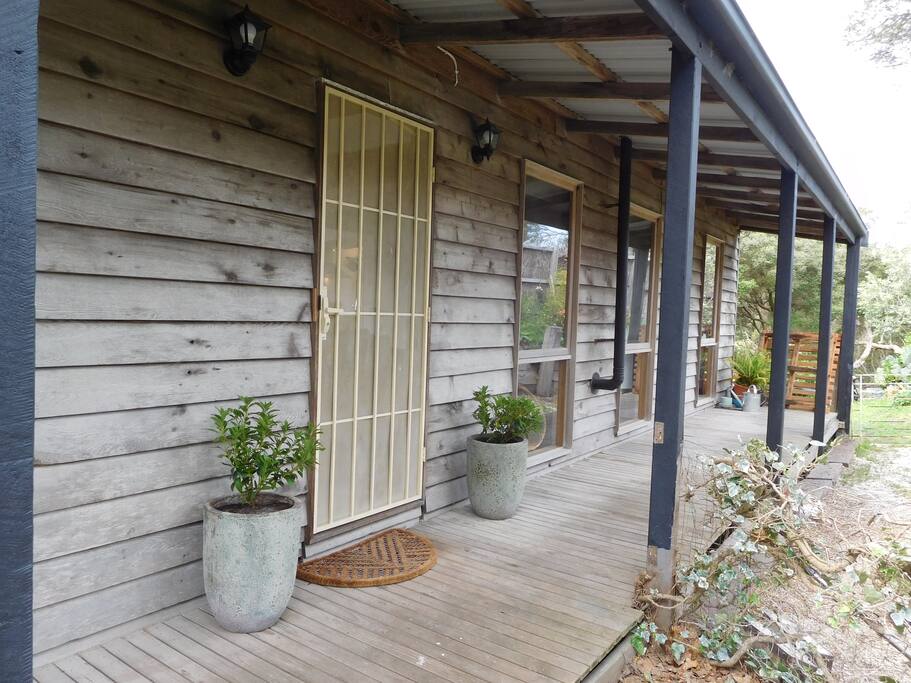 Entrance to the cottage