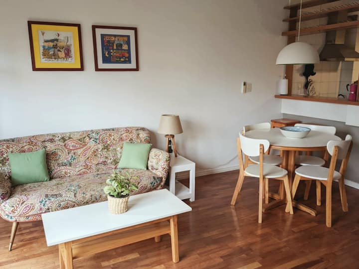 Departamento de 1 dormitorio con 2 balcones en Villa Urquiza