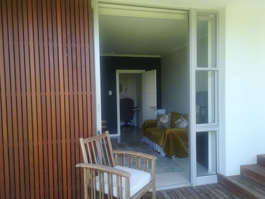 Looking inside from private garden