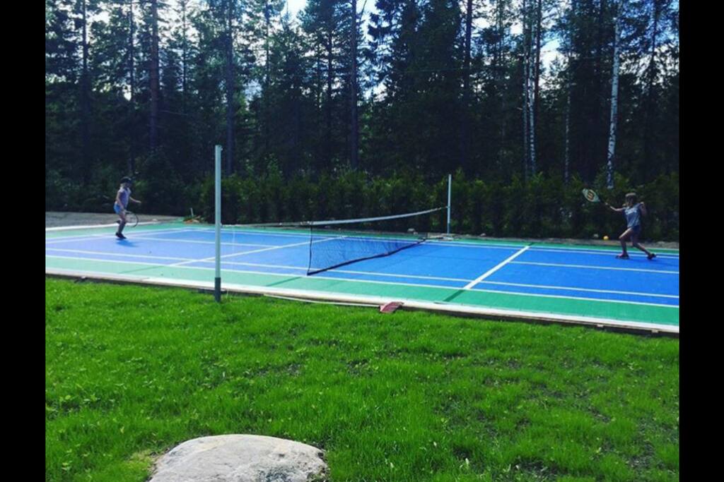 Minitennisbanan, basket, innebandy, skridskor (vintertid)