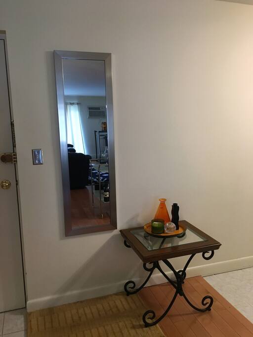 Entrance with closet space