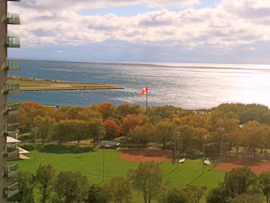 View from the balcony