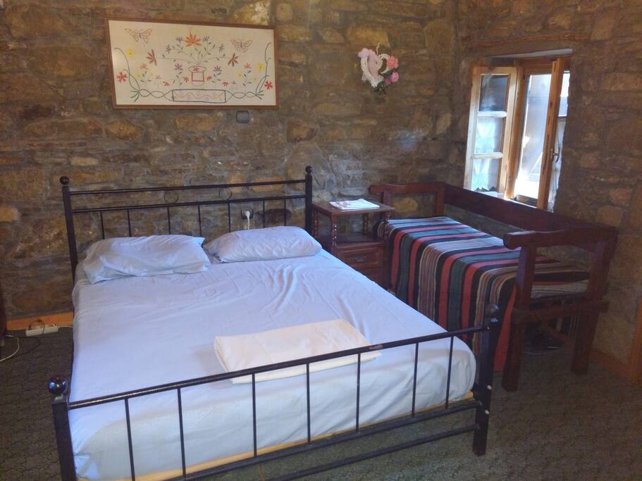 The bed in the bedroom A'.