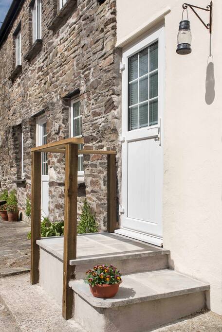 Private front door to enter the accommodation.