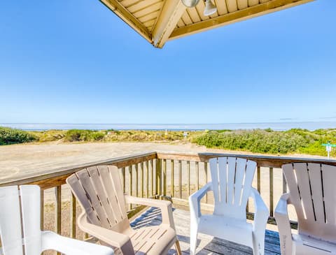 Ocean Front Beach Retreat - two homes side by side