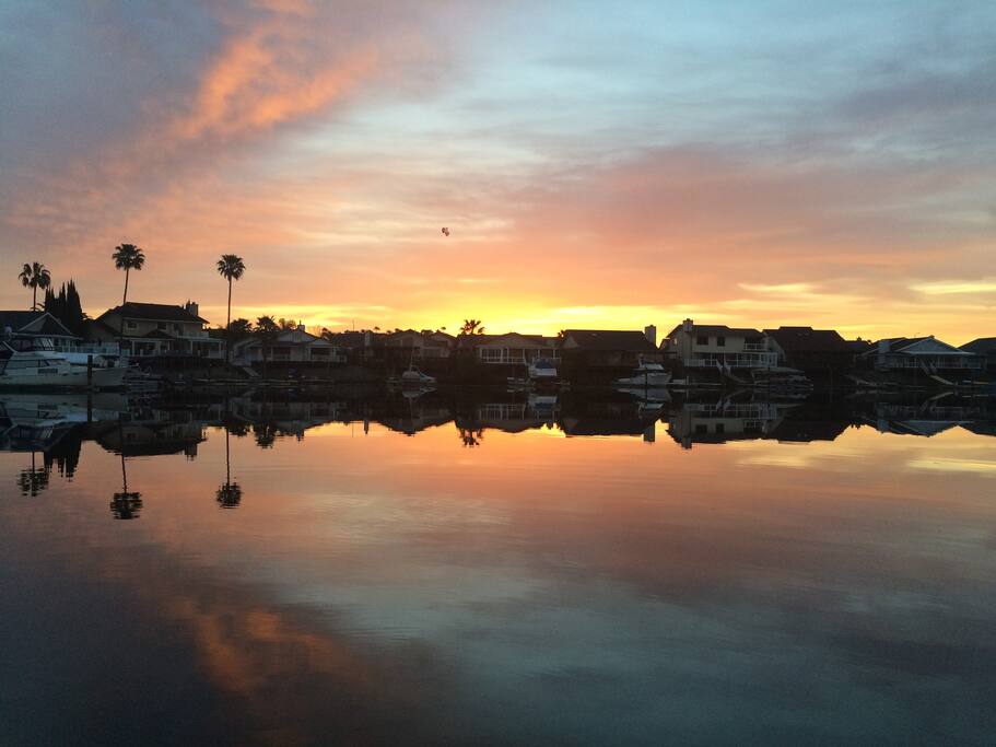 Glorious view at sunrise!