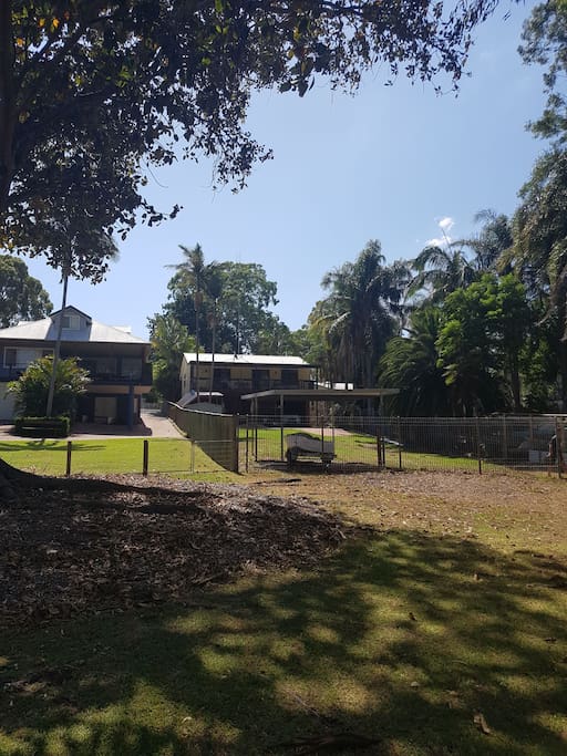 large private lawn