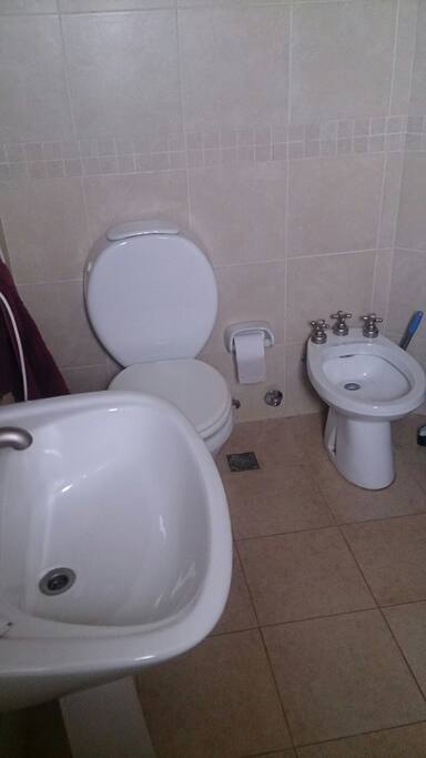 Baño en suite con la habitación n° 1