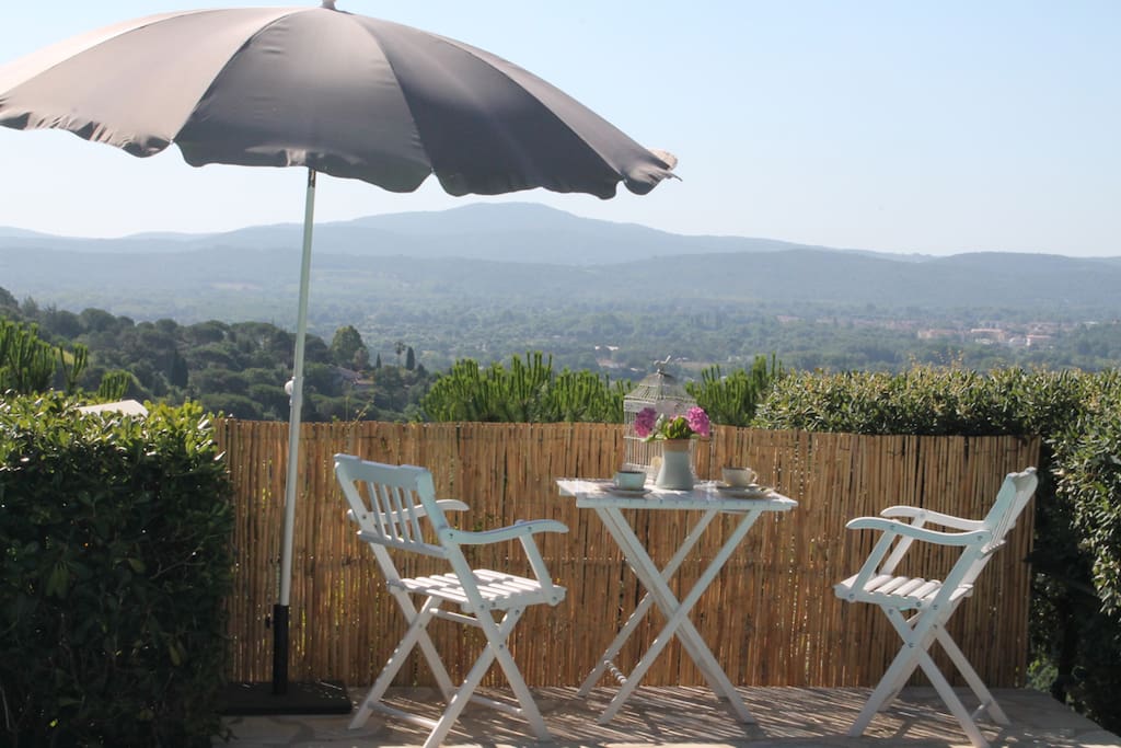 Der Blick von Ihrer Terrasse aus