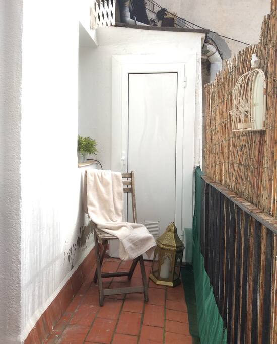 Balcon ensoleillé
