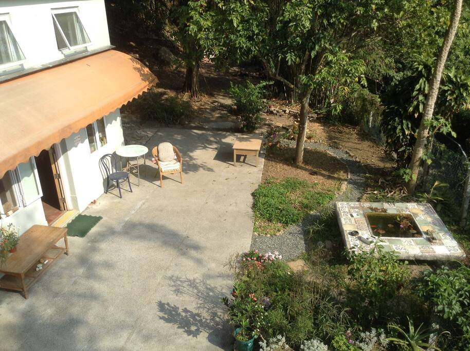 front courtyard