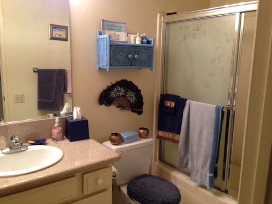 Private bathroom for guests