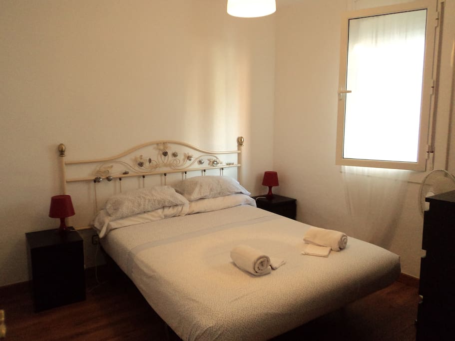 double bright bedroom