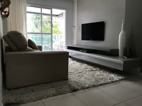 Popular Airbnb listing: LUXURY Waterfront Apartment 3 Bedrooms 2 Bathrooms with Pool, Maceió AL in Maceió