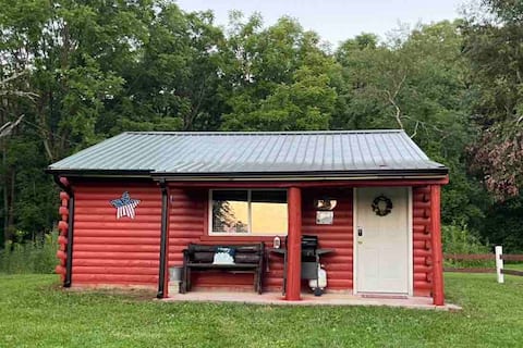 Cozy Rustic Log Cabin on 22 acres with a creek