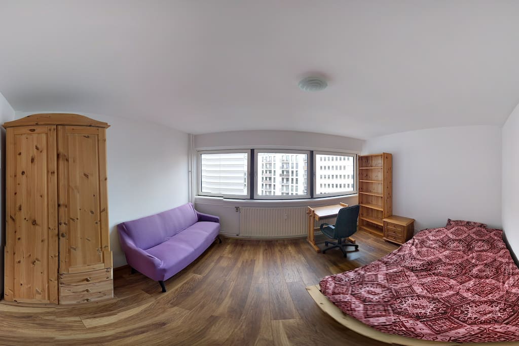 Your bedroom, from the door