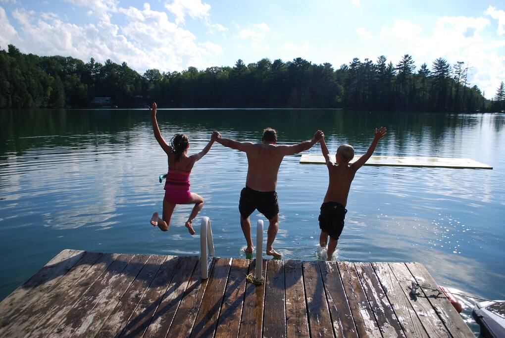 Excellent swimming