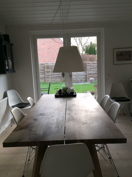 Kitchen dinner table for 8 persons