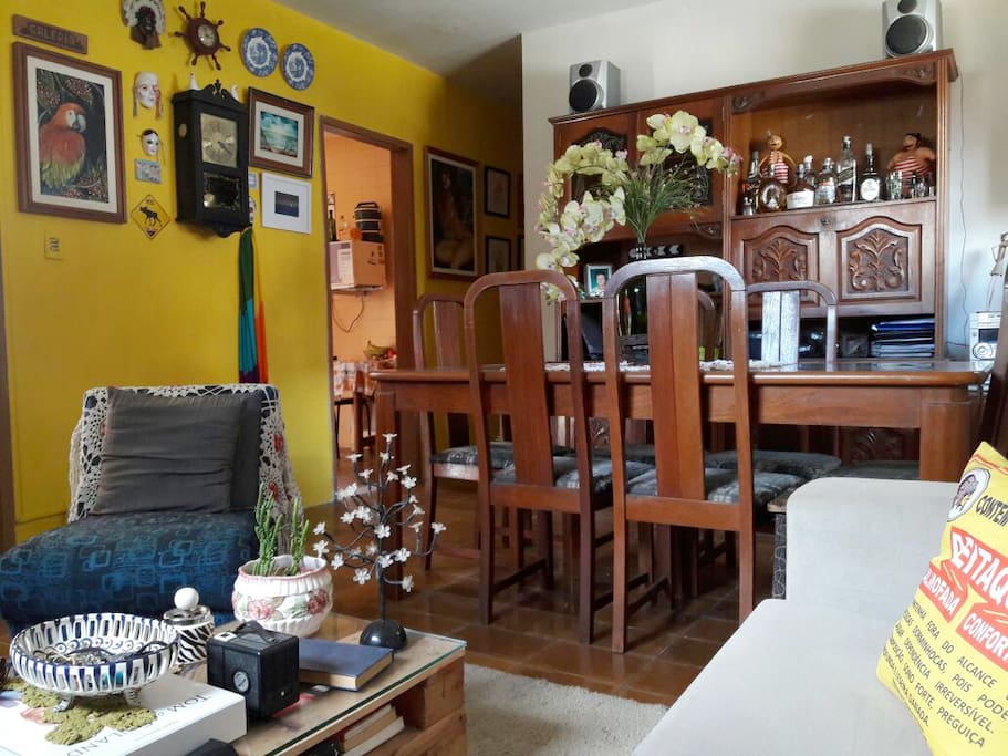 Sala de estar e jantar