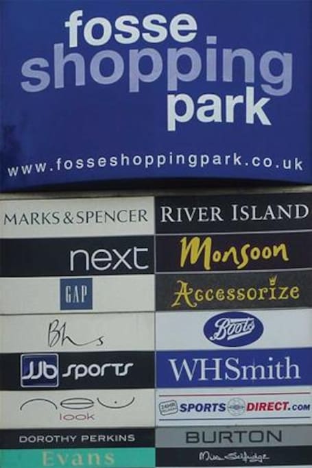 Fosse shopping Park
15 mins walk