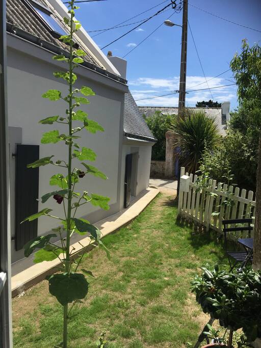 Jardin avec plancha à disposition
