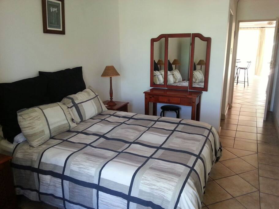 Bedroom 1 with en suite bathroom (shower only, no bath)
