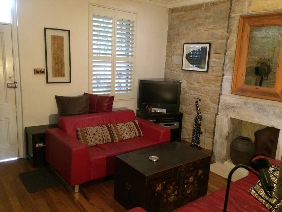 Our lounge room is a great place to relax, watch tv, or just chat