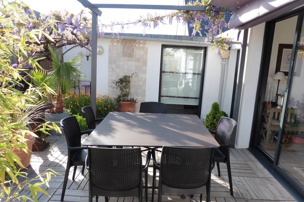 Terrasse spacieuse