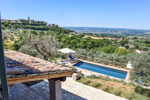 House with private pool and air conditioning