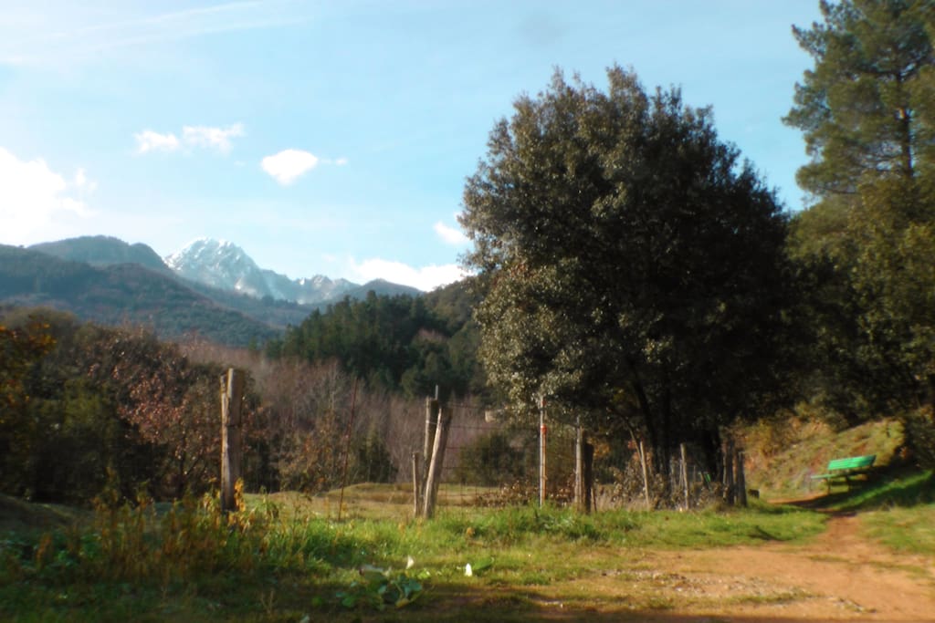 Passeo del Montseny detras de casa