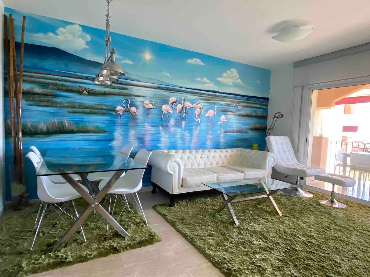 Top Airbnb: Romantic Getaway > Lux Penthouse with CHILL-OUT TERRACE 🌅 in La Ràpita