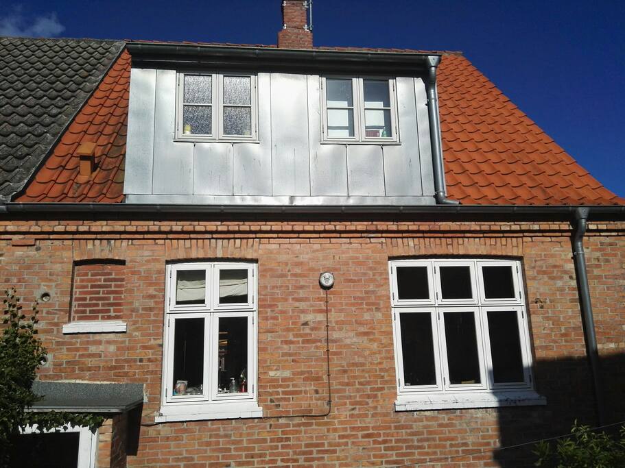 Bagsiden af huset