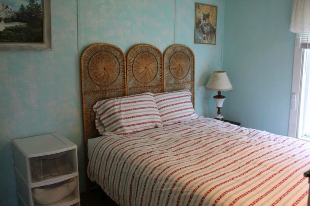 Bedroom 1 with a queen bed